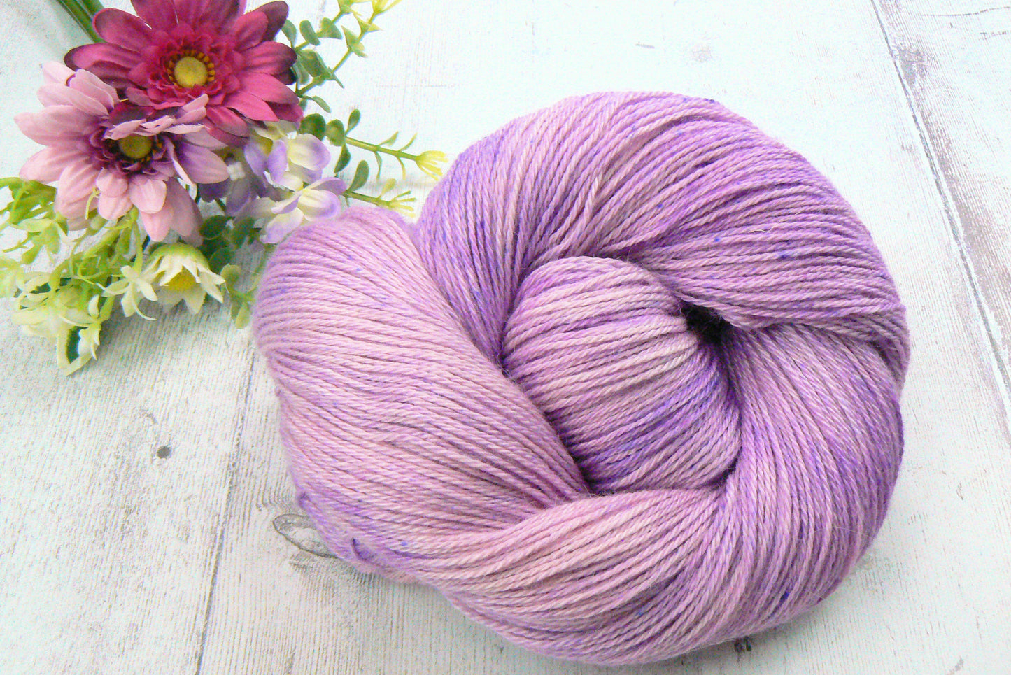 NEW COLOURWAY: Peony in the Pink, Baby Alpaca Silk 4-ply