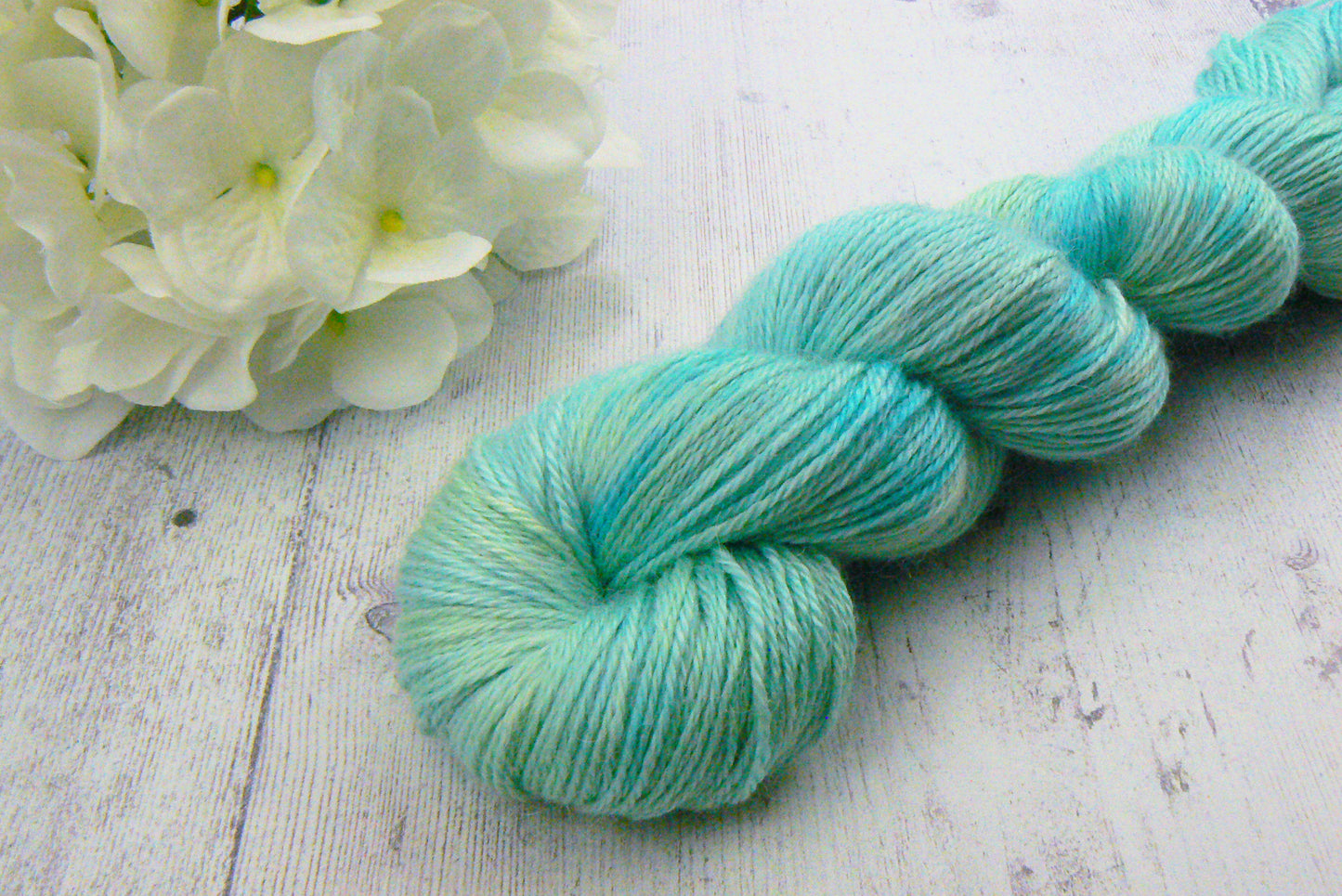 Pale Aqua, Baby Alpaca Silk 4-ply