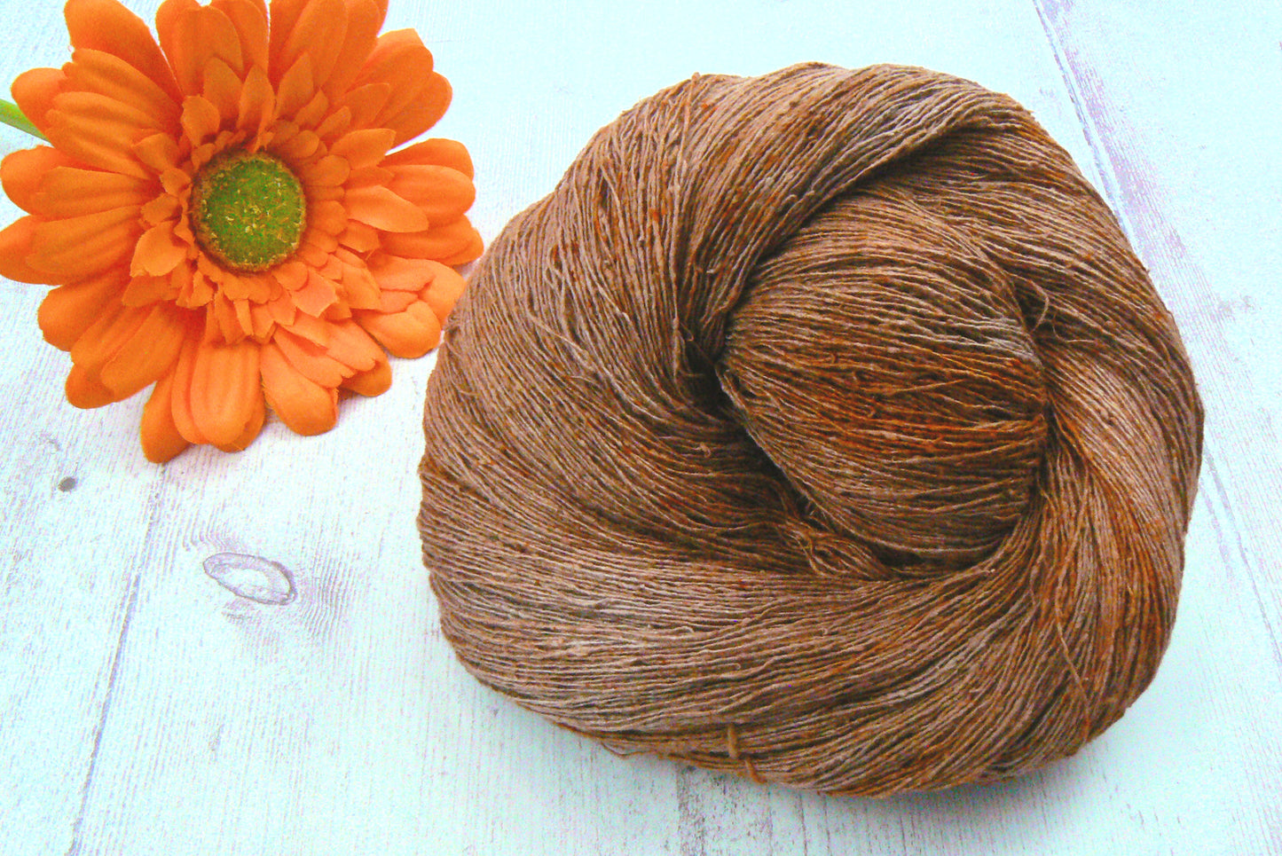 NEW COLOURWAY: Sweet Gingerbread, Rough Silk Lace