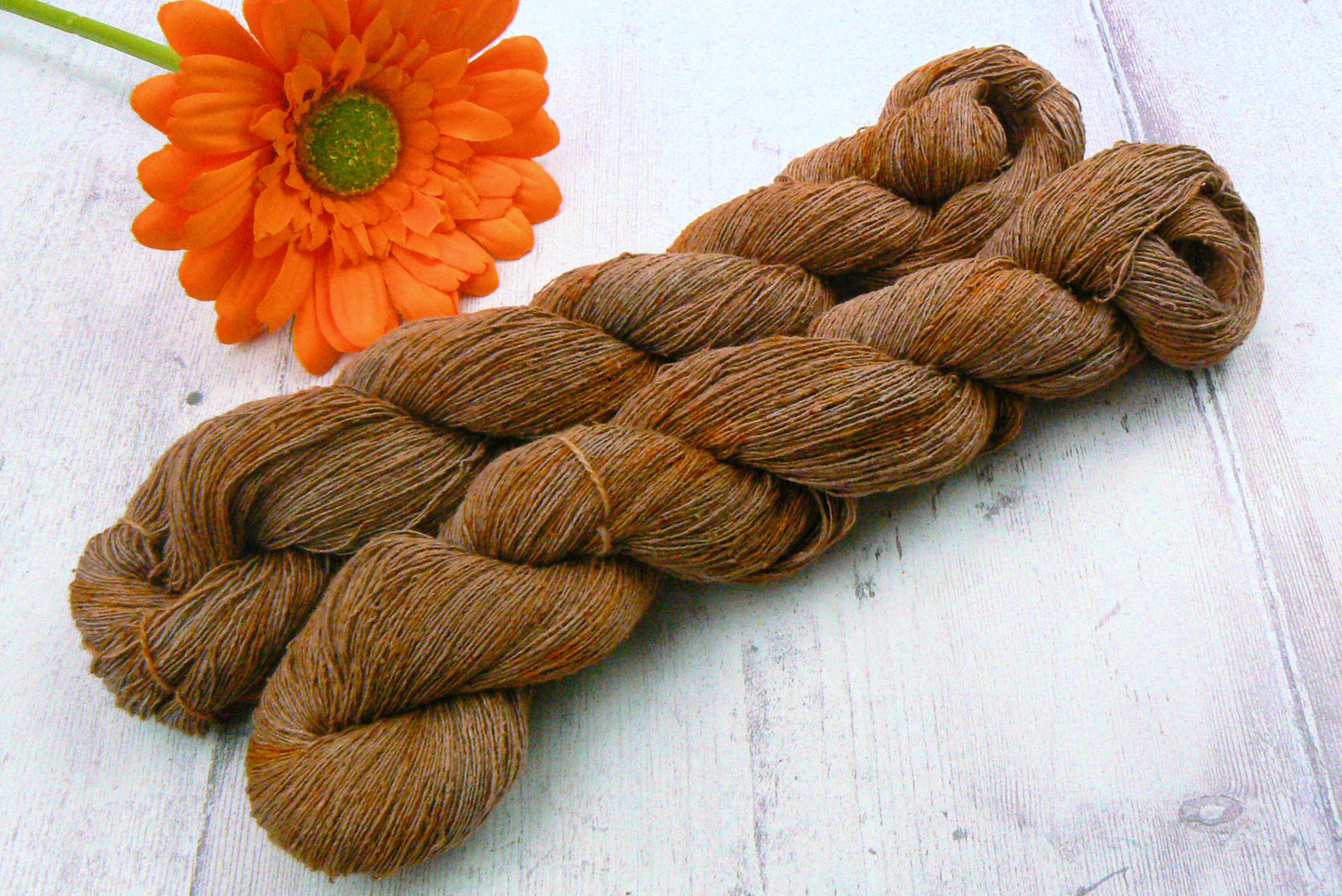 NEW COLOURWAY: Sweet Gingerbread, Rough Silk Lace