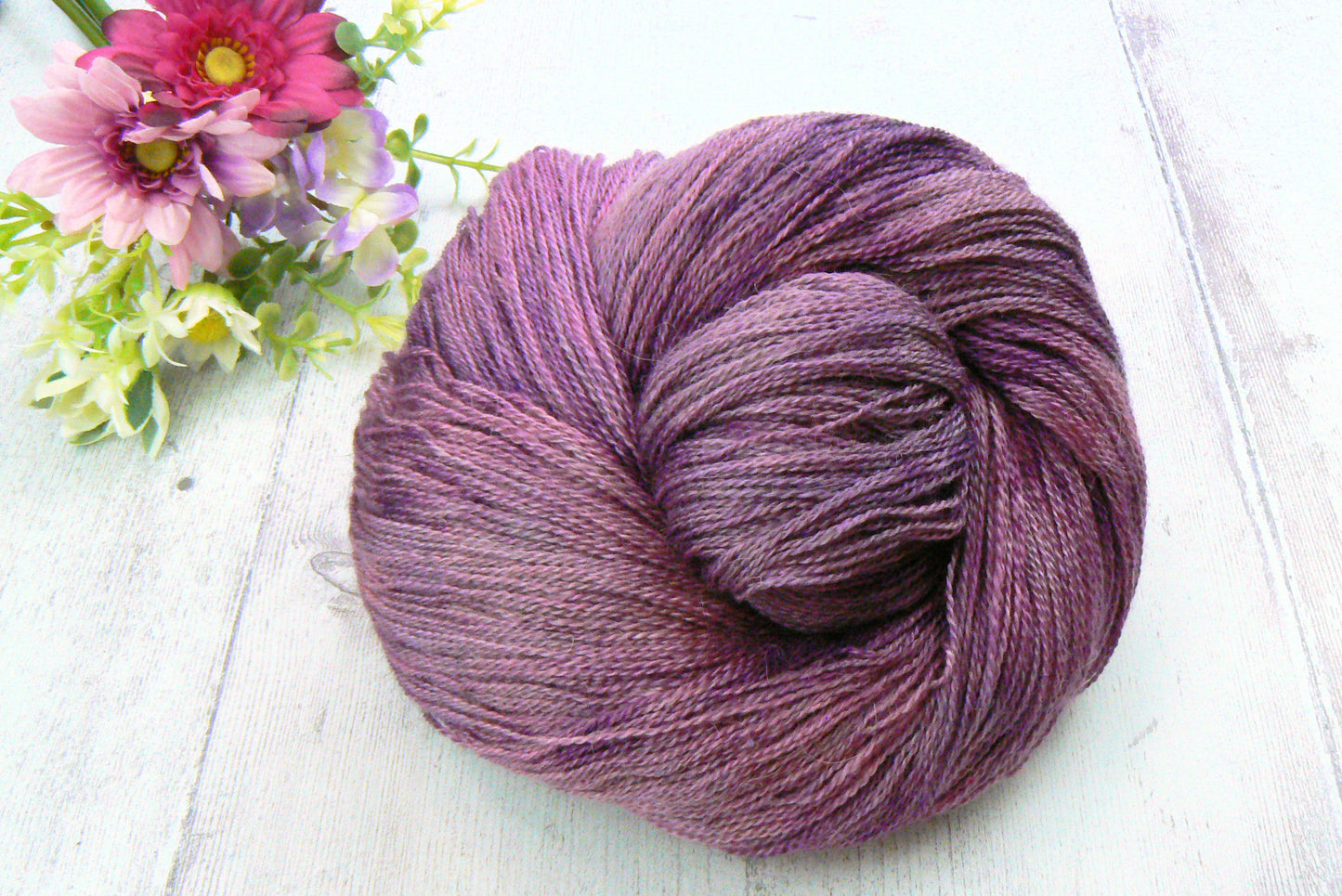 Morticia's Rose Garden, Baby Alpaca Silk Cashmere Lace