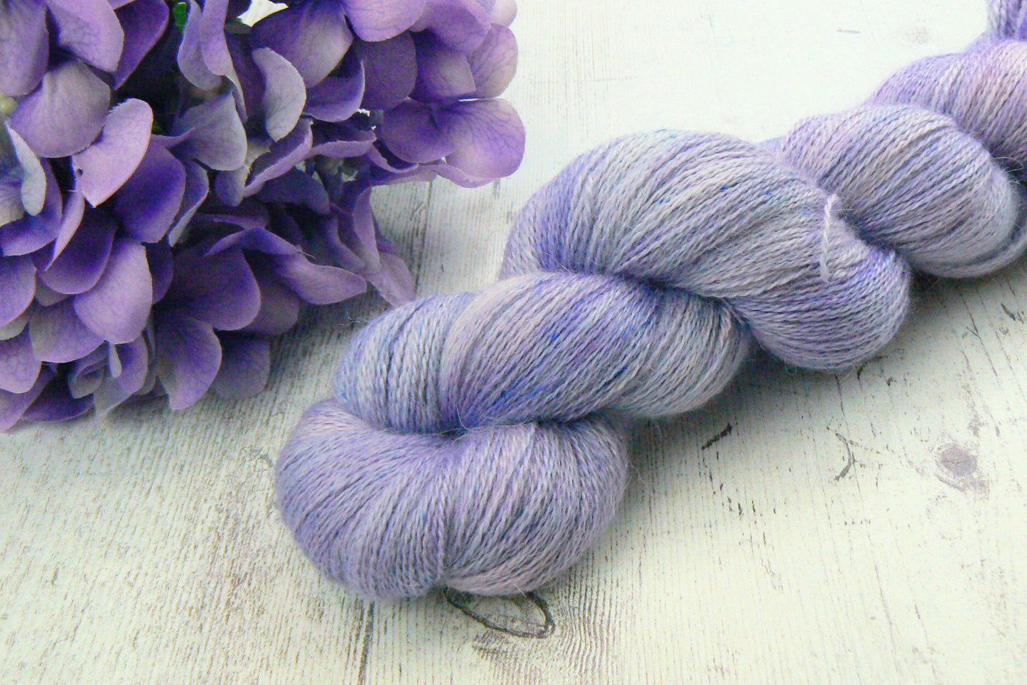 Perfectly Periwinkle, Baby Alpaca Silk Cashmere Lace