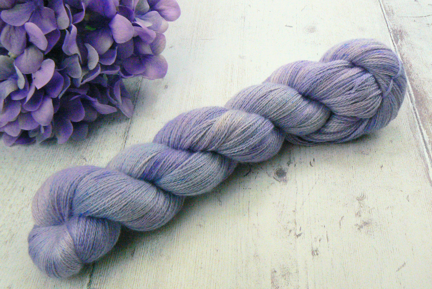 Perfectly Periwinkle, Baby Alpaca Silk Cashmere Lace