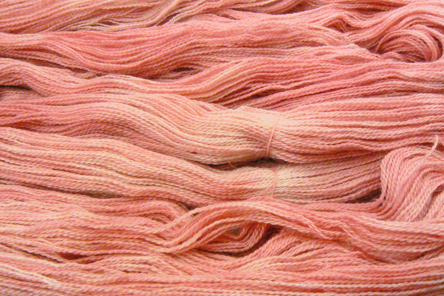 NEW COLOURWAY: Peachey Pinkness, Baby Alpaca Silk Cashmere Lace