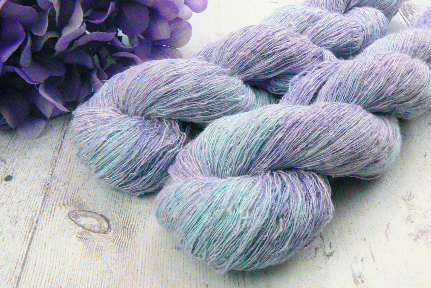 Summer Garden, Linen Viscose Silk Cobweb Lace