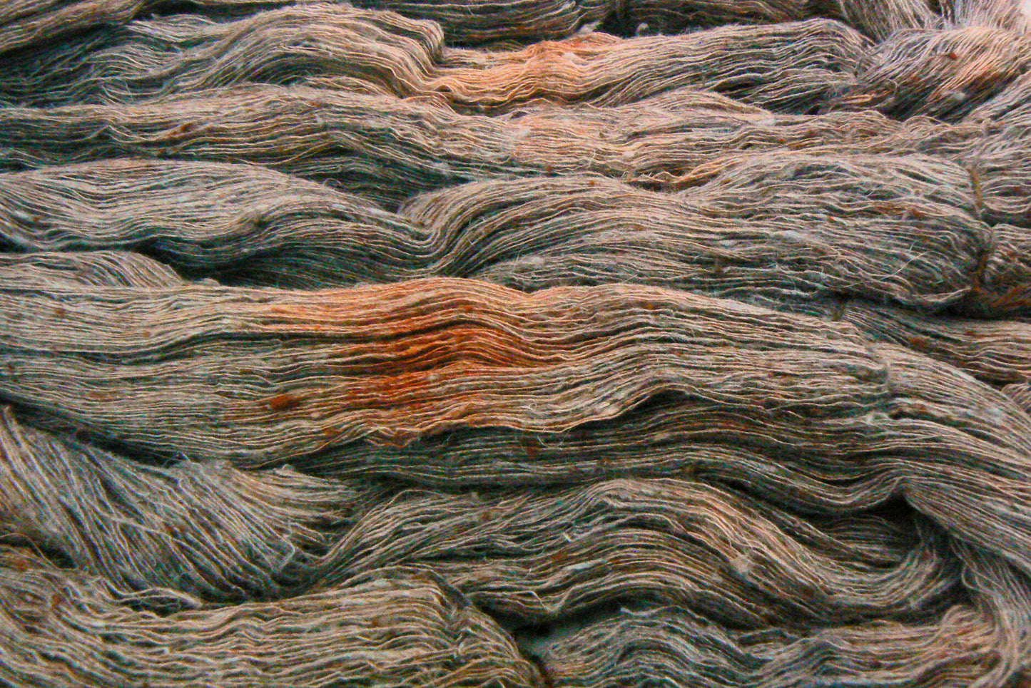 NEW COLOURWAY: Chocolate Gingers, Linen Viscose Silk Cobweb Lace