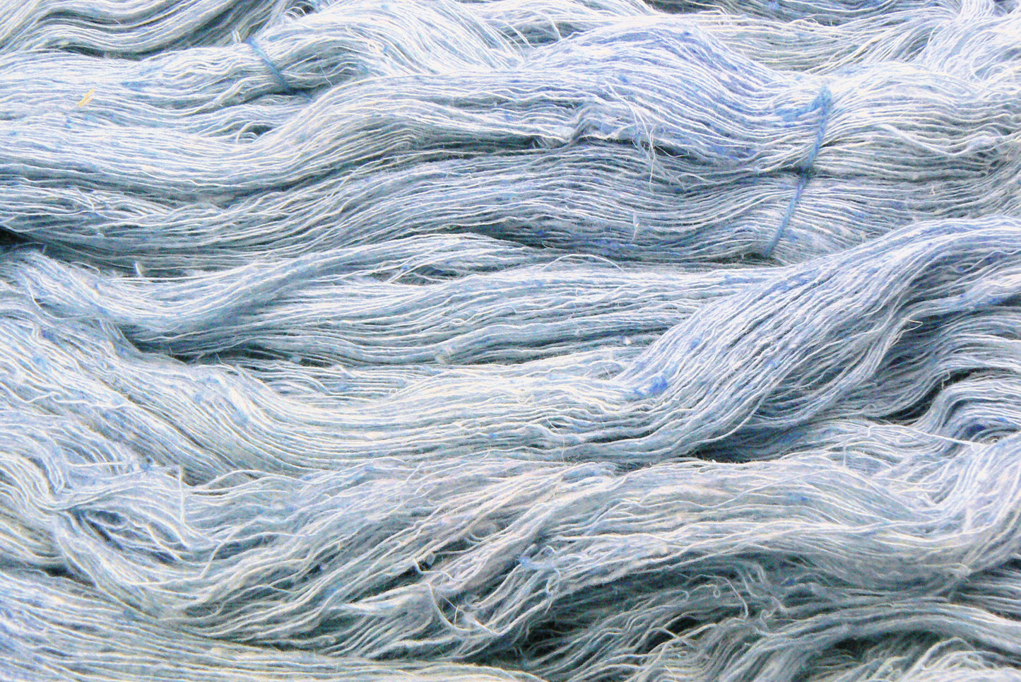 Spring Skies, Linen Viscose Silk Cobweb Lace