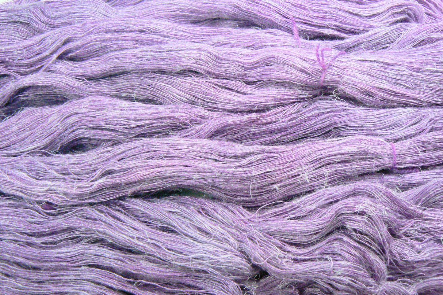 Lovely Lilacs, Silk Linen Cobweb Lace