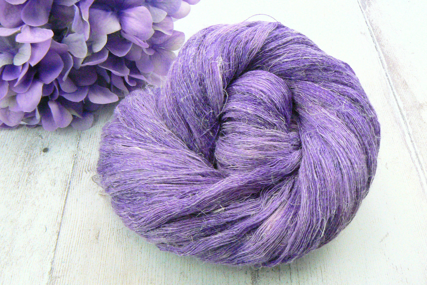 Iris in a Gothic Romance, Silk Linen Cobweb Lace
