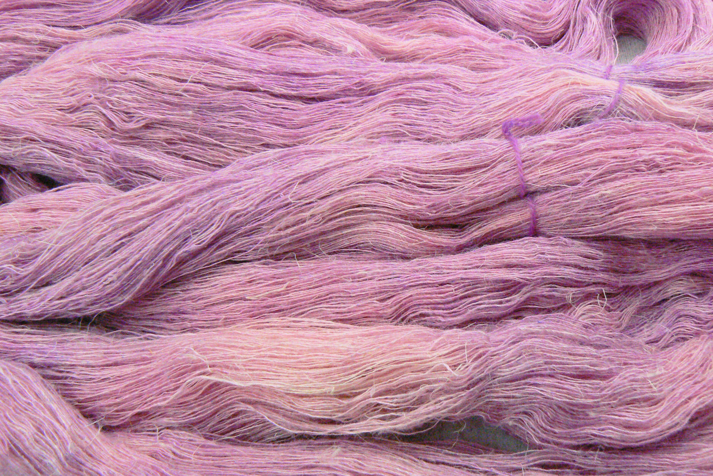 Peony in the Pink, Silk Linen Cobweb Lace