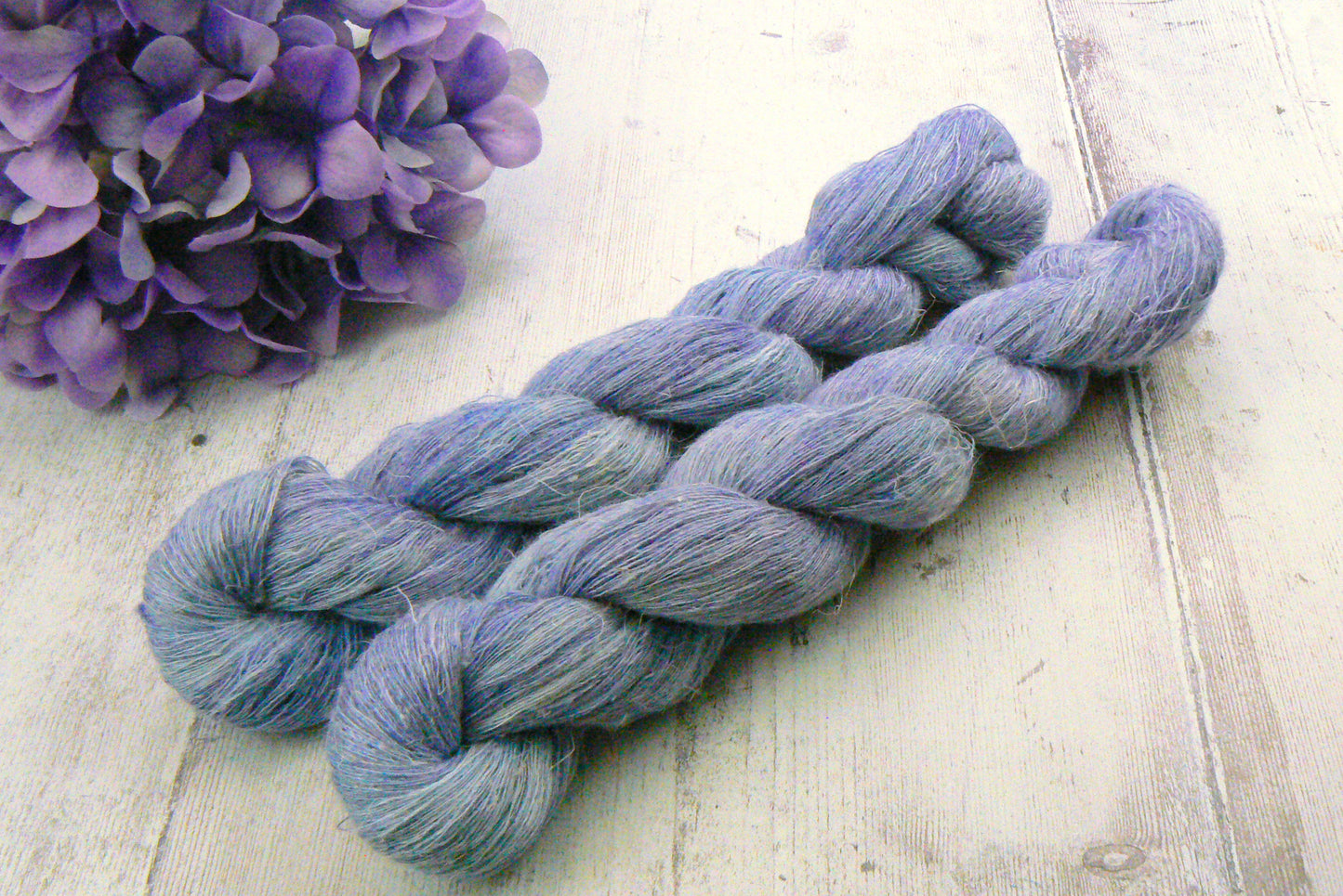 Lilac Shimmer, Silk Linen Cobweb Lace