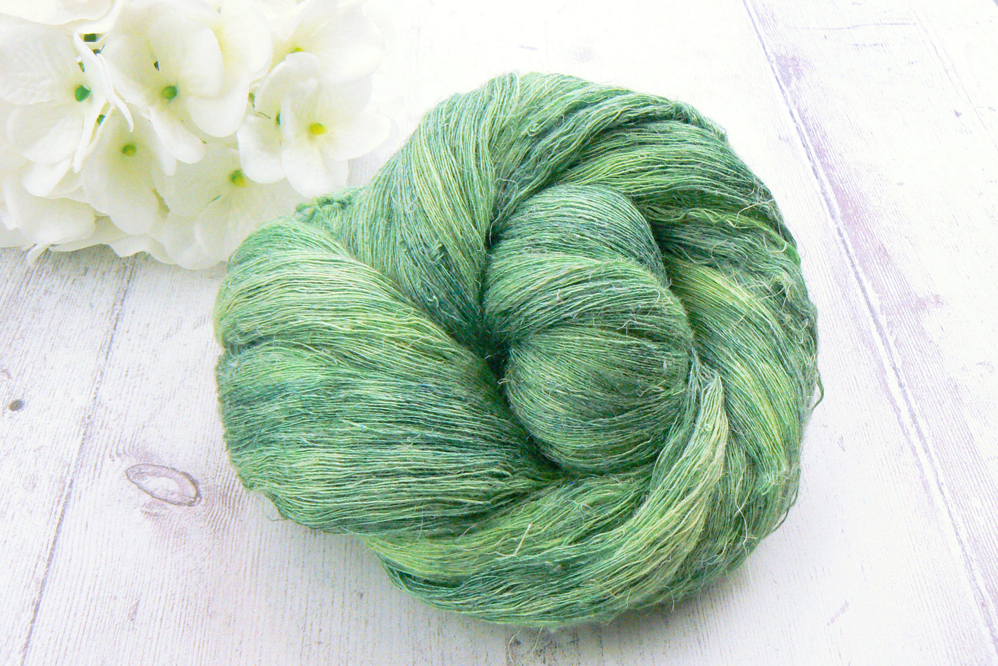 Shady Forest, Silk Linen Cobweb Lace