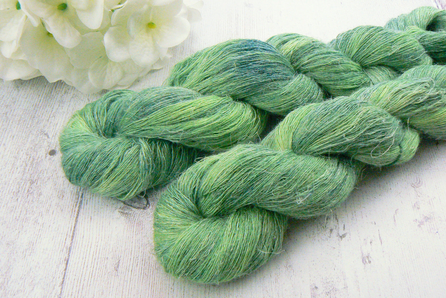Shady Forest, Silk Linen Cobweb Lace