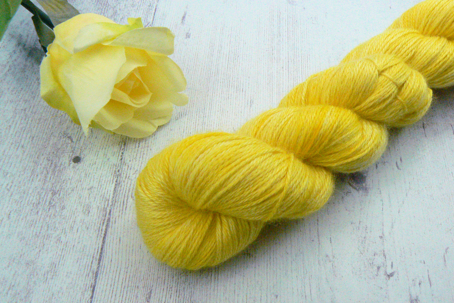 Sunny Yellows, Baby Alpaca Silk 4-ply