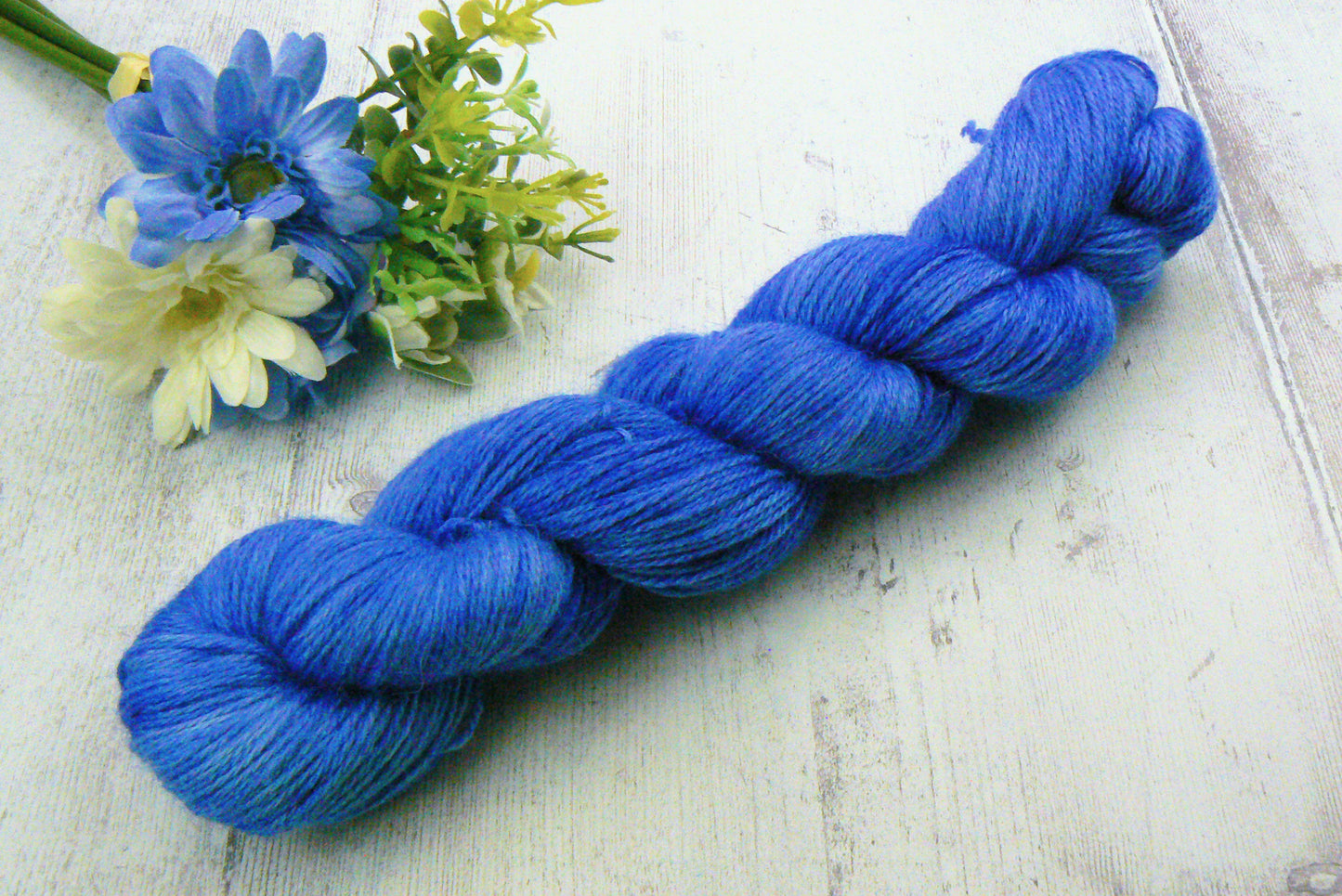 Sapphire Blues, Baby Alpaca Silk 4-ply