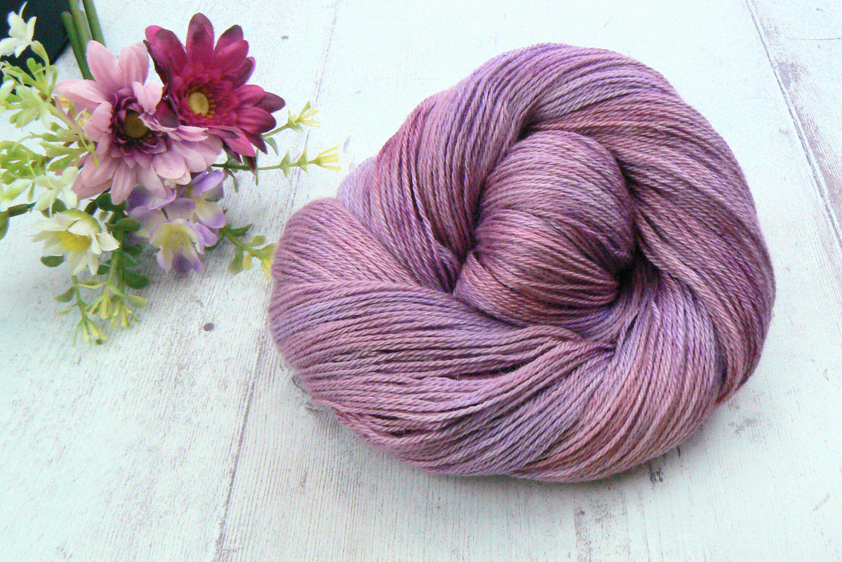 Wine and Roses, Baby Alpaca Silk 4-ply