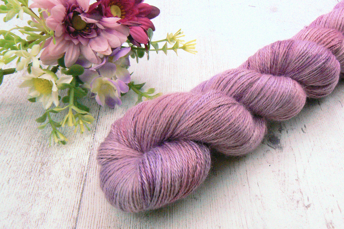 Wine and Roses, Baby Alpaca Silk 4-ply