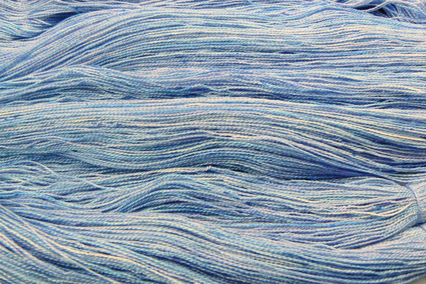 Iris Under a Summer Sky, Spun Silk Lace