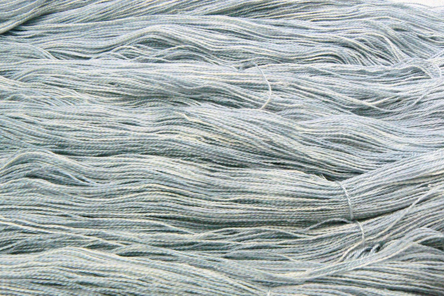 Silvery Skies, Spun Silk Lace