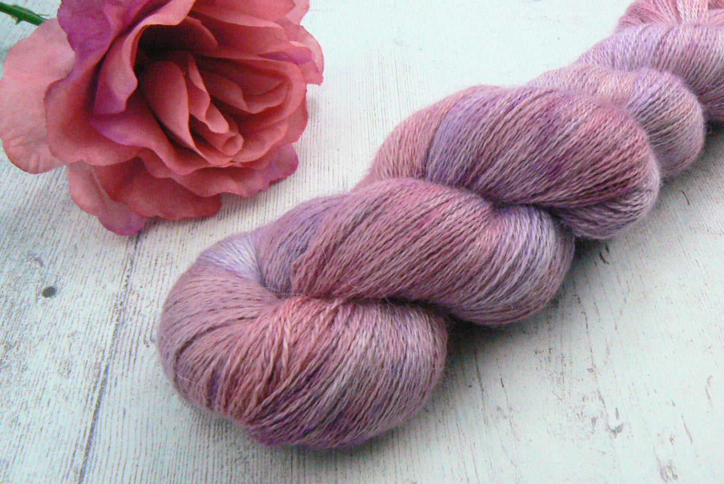 Wine and Roses, Alpaca Silk Lace