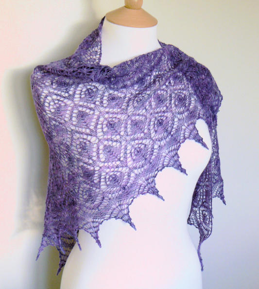 Abbey's Shawl Kit - Small Size - Merino Fine Lace