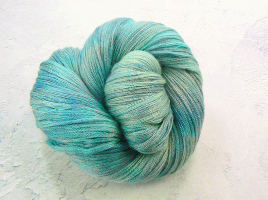 Soft Greens, Suri Alpaca Merino Silk Fine (AML)