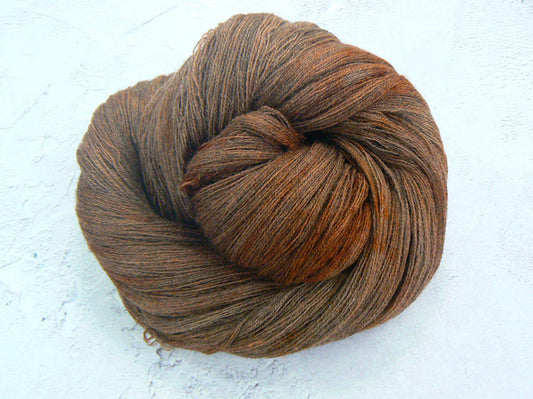 Nut Brittle, Wool Silk Cobweb Lace (WIL)