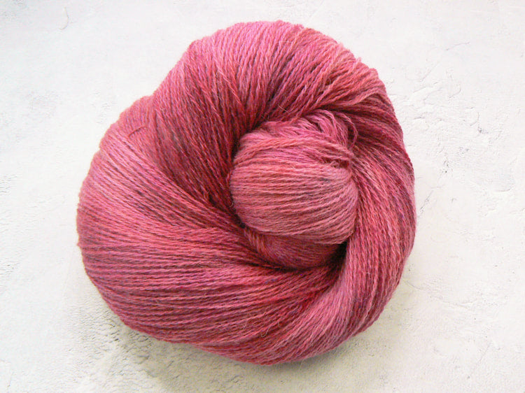 Pink Carnations, Lambswool Alpaca Lace (LAL)