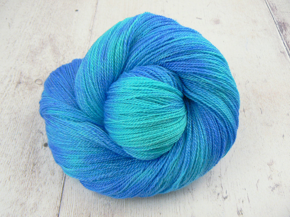 Riviera Sky, Merino, Cashmere and Rose Lace (RCL)